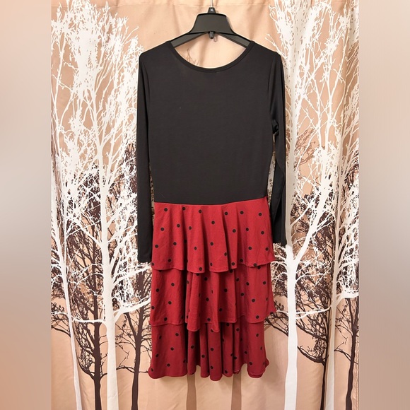 Lularoe Georgia black and Red Polka Dot Dress - XL - Picture 2 of 4